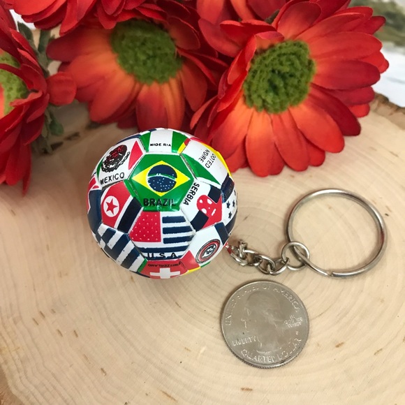 World Cup Soccer/Football Flag Keychain - Picture 7 of 7